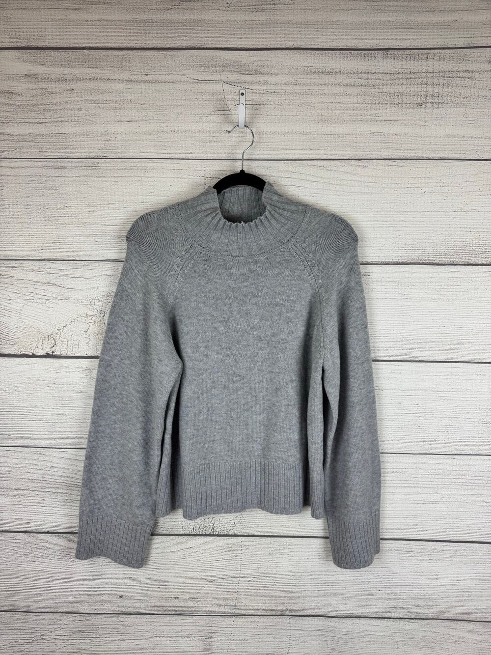Truth By Republic Women's Gray Knit Mock Neck Soft Sweater Size XL